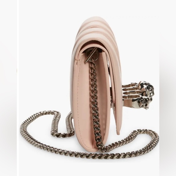 Alexander McQueen NWT Slash Cutout Knuckle Leather Clutch - Picture 7 of 10
